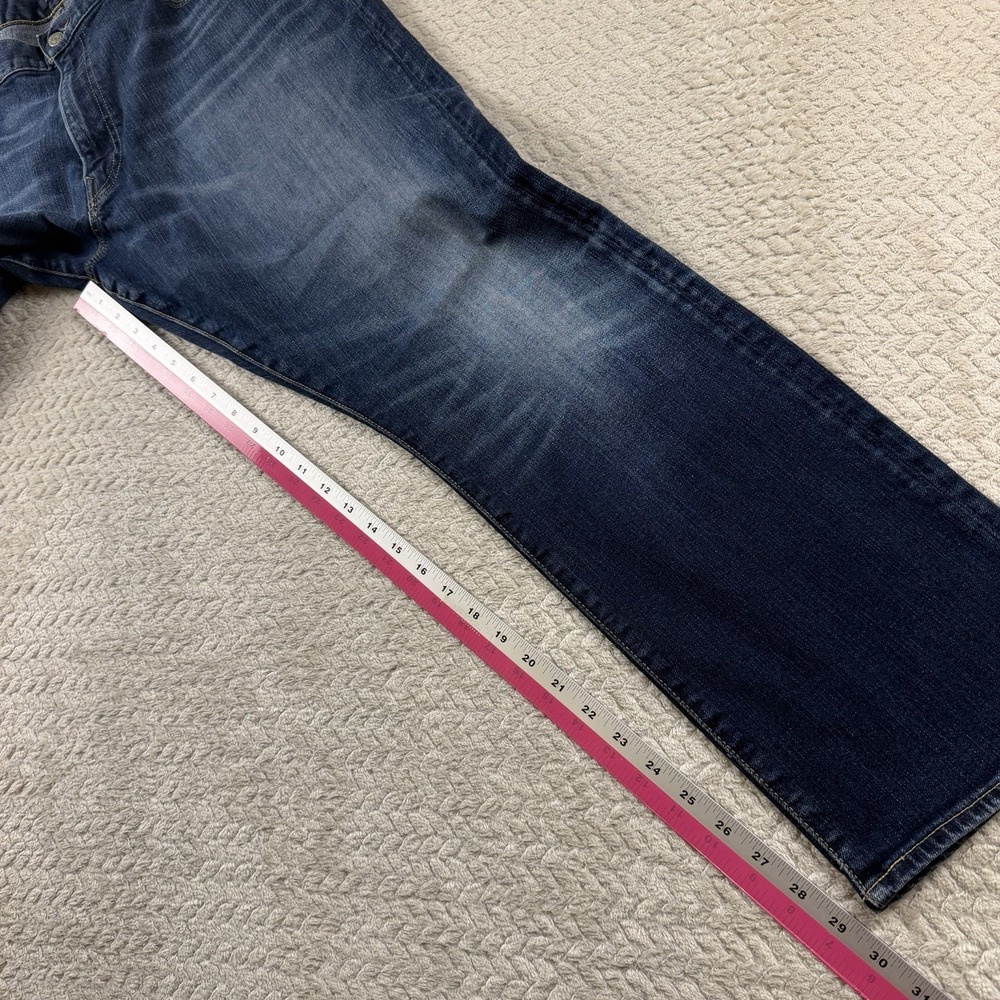 Polo Ralph Lauren Varick Slim Straight Jeans Pants Mens 40x30 Blue Denim Casual - Picture 10 of 14